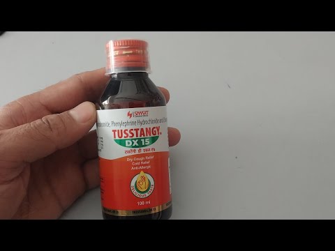 Tusstangy DX 15 syrup for dry cough// full detail video