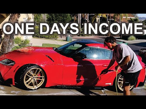 How Much I Make In one Day Detailing