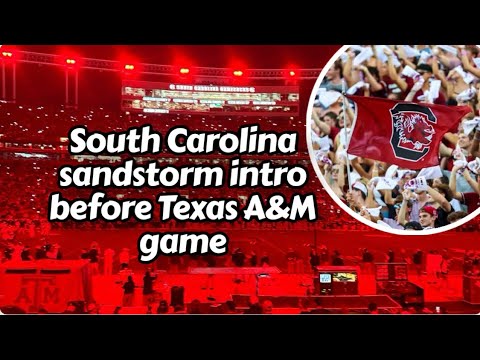 South Carolina’s LOUDEST Sandstorm intro before the big upset win over No. 10 Texas A&M Nov. 2 2024