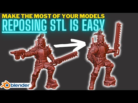 Reposing STL models is easy with this free tool