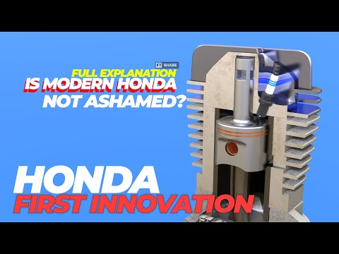 Piston With a Chimney - A Stimulus for Honda's Early Innovation!!! Chimney Piston Engine | 200205