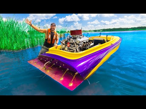 I Bought A DRAG RACING BOAT On Facebook Marketplace!!! (water test)