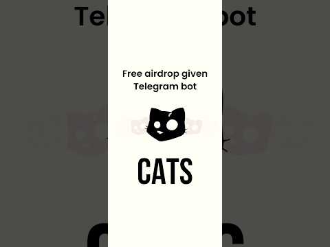 Free airdrop given telegram cats bot tutorial #freeairdrop #telegrambot #miningbot #cats #tutorial