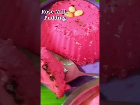 #rose milk pudding #జెల్లీ పౌడర్ అవసరం లేకుండానే రోస్ మిల్క్ జెల్లీ ఇంట్లో ఉన్న వాటితోనే జెల్లీ