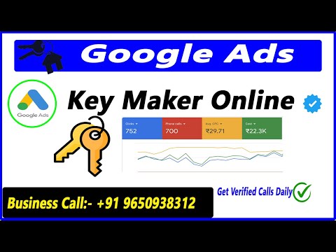 How To Create Google Ads For Key Maker| Car Key Maker Ads Campaign Setup| Daily Earn ₹ 30000/- 🔐🔑