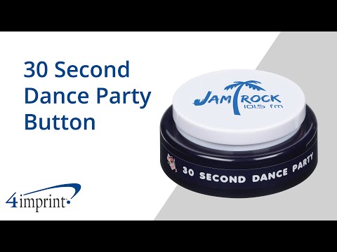 30 Second Dance Party Button by 4imprint