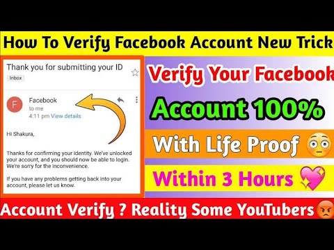 How To Verify Facebook Account New Method 2020 | Create Full Verify FB ID Life Time | By Top Trick