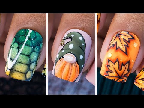 New Cozy Fall Nail Art Ideas 2024 | Best Nail Art At Home Compilation