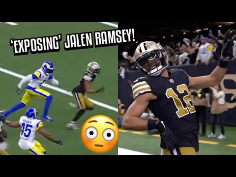 Jalen Ramsey ‘EXPOSED’ Vs Chris Olave & Saints 🥵 (WR Vs CB) 2022 Rams Vs Saints highlights