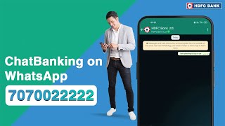 Step-by-Step Guide:  How to Register for ChatBanking on WhatsApp (7070022222)