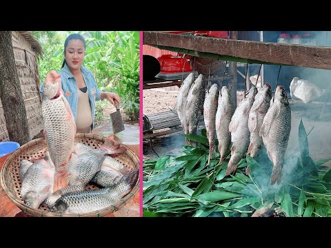 Yummy smoked fish cooking with country style - Cooking with Sreypov