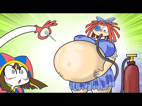 Ragatha's Gas-Powered Balloon Belly 🤣 Funny Inflation Mishap❗❗ The Amazing Digital Circus