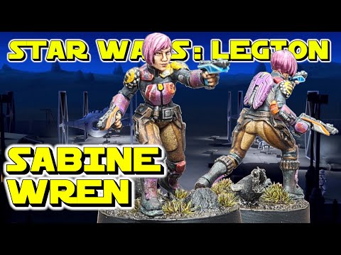 Sabine Wren Build and Paint Tutorial for Star Wars Legion!