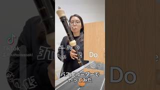 でっかいリコーダーで音程テストやってみた #リコーダー #recorder #吹奏楽