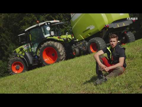 CLAAS ARION 400  Baumpflege.