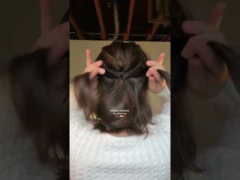 Christmas hairstyle ✨ #christmas #hairstylingtutorial #hairstyle #hairstyletutoria #hair