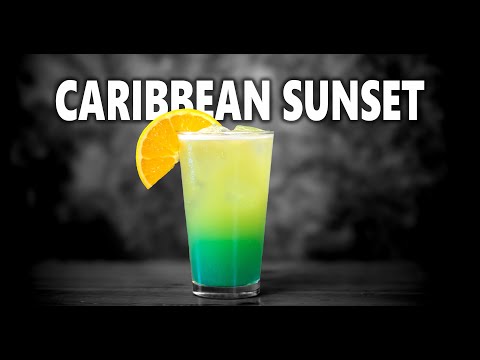 How To Make The Caribbean Sunset Cocktail | Booze On The Rocks