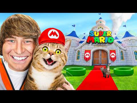 I Built A $25,000 Super Mario Castle For My Cat!