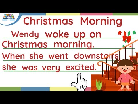 Practice Reading a Story | Christmas Story Reading for Kids | Reading Phonics for Kids