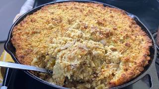 Grandma's Secret to the BEST Cornbread Dressing! SOUTHERN CORNBREAD Dressing Recipe ❤️