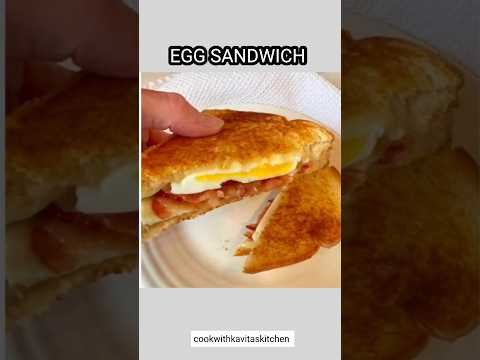 Egg Sandwich for breakfast | Quick Breakfast ideas | Sandwich recipe #recipe #shortsviral #trending