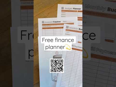 Free Finance Planner #financeplanning #freeprintable #budgettemplate #financeplanner #budgetbinder