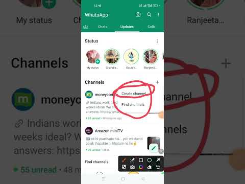 WhatsApp par apne channel kaise banaye #whatsapp #whatsappstatus