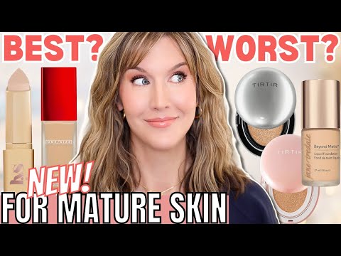 5 Best & Worst NEW Foundations for Mature Skin | Foundation Roundup 2024