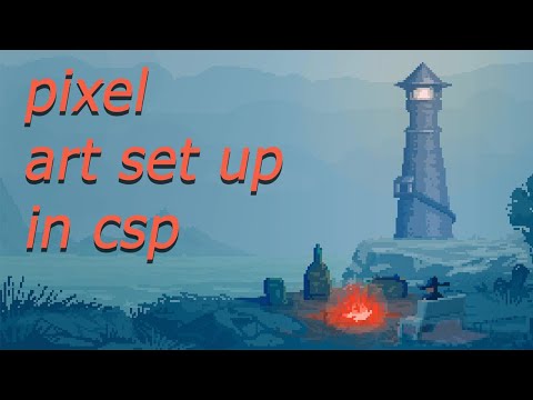 Pixel Art Set Up in Clip Studio Paint Tutorial