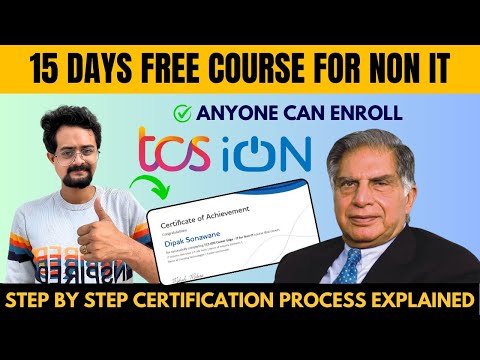 Free 15-Day IT Certification Course for Non-IT Students🎉🥳 | TCS iON Career Edge Program | FLM