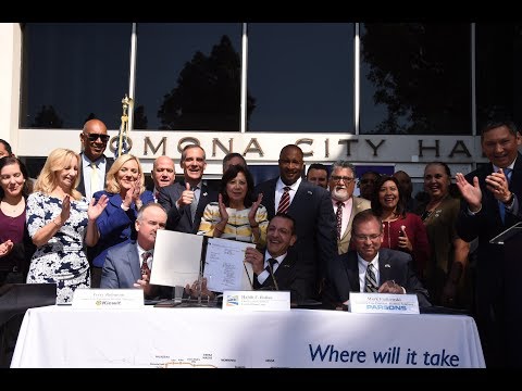 Foothill Gold Line Contract Signing Press Conference Recap