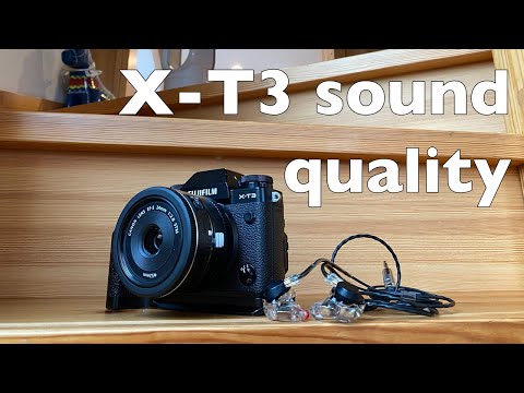 The Fujifilm X-T3's amps and pre-amps sound great