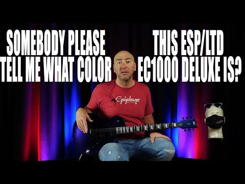 Somebody please tell me what color this ESP LTD EC1000 Deluxe is, I can't tell...