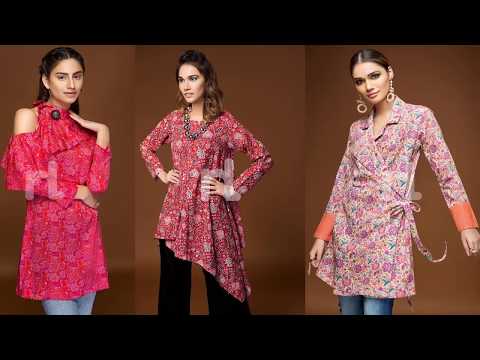 Nishat Linen Women Kurta Winter Fashion Designs 2018