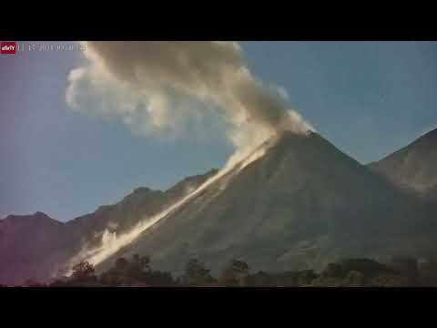 Dec 15, 2024: Moonlit Eruption of Santiaguito Volcano (Santa Maria Volcano, Guatemala)