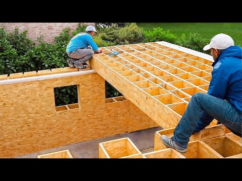 Construction Workers Use Wood Technique You've Never Seen - Most Ingenious Construction Technologies