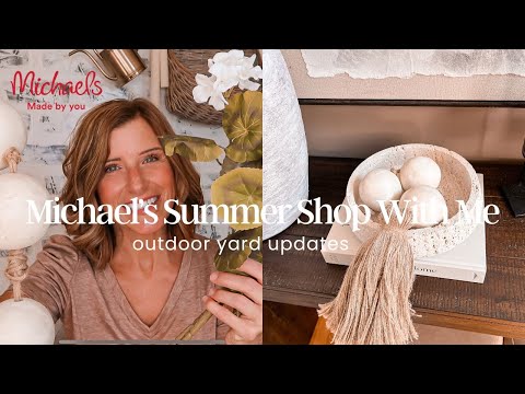 *NEW* MICHAELS SUMMER SHOP WITH ME 2024 | OUTSIDE HOME UPDATES AND PLANTER BOXES