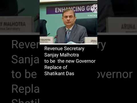 New Governor sanjaye Malhotra #breakingnews #news #shorts #currentaffairs  #sunitanayak24676