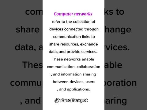 computer networks and there features #study#network#shorts