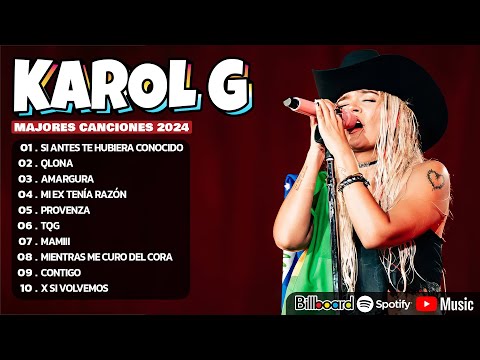 Karol G Mix Éxitos 2024 - Lo Más Popular de Karol G 2024