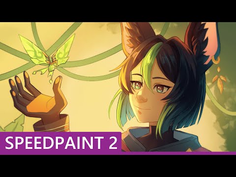 [ANIME SPEEDPAINT] Speedpaint 2– Genshin Impact Tighnari