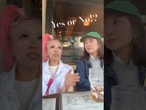 Yes or No どっちー？　オランダアムステルダムでのgirls talk #amsterdam #海外生活 #オランダ #友達