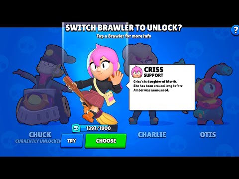 Switch to CRISS Now! New Brawler ✓ Brawl Stars