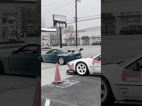 @falkentire s15 and @stanceworks Ferrari at the Falken tires cars and coffee #stanceworks