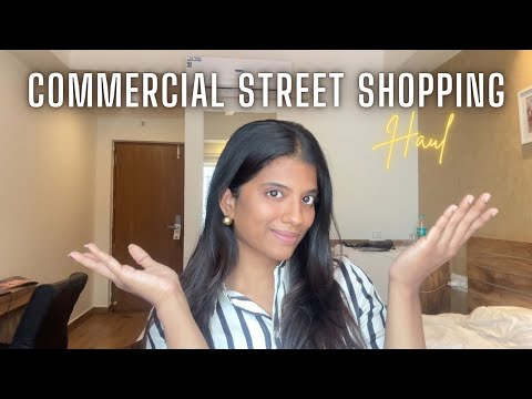 Commercial street shopping in bangalore  🛍️ #haulvideo #bangaloredays #streetshopping