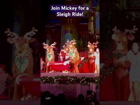 Mickey Sleigh Ride Christmas l MVMCP #mvmcp #disneychristmas #magickingdom