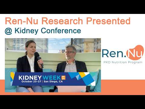 Ren-Nu Program research presentation at Kidney Week conference