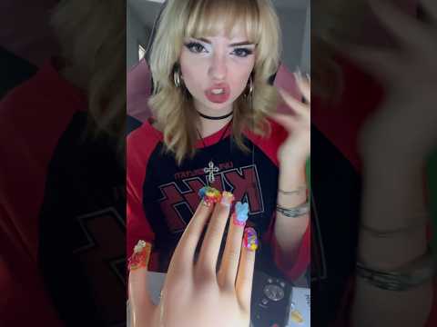 ASMR but I’m your big sis doing your nails #asmr #asmrsounds #asmrroleplay #asmrtriggers #foryou