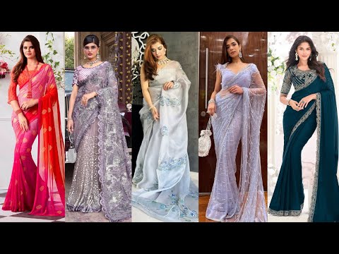 Beautiful Designer saree for party/Designer Saree Idea for Wedding and Parties/Sarees for Party Wear