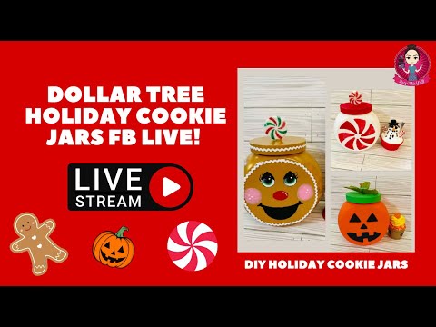 Let's turn Dollar Tree containers into Holiday Cookie Jars! #peepthisyall